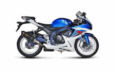 Akrapovic Slip-on Line Carbon met E-keur Suzuki GSX 600 R 2011-2016